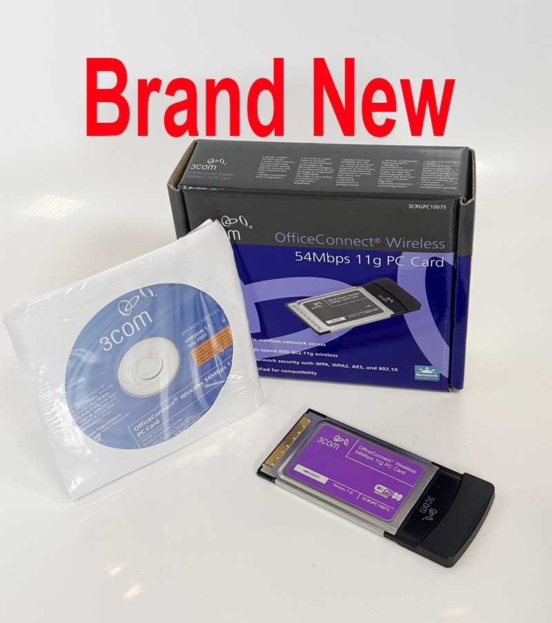 2.	3Com 54Mbps 802.11g WiFi PC Card PCMCIA for Dell Latitude D400 D500 D600