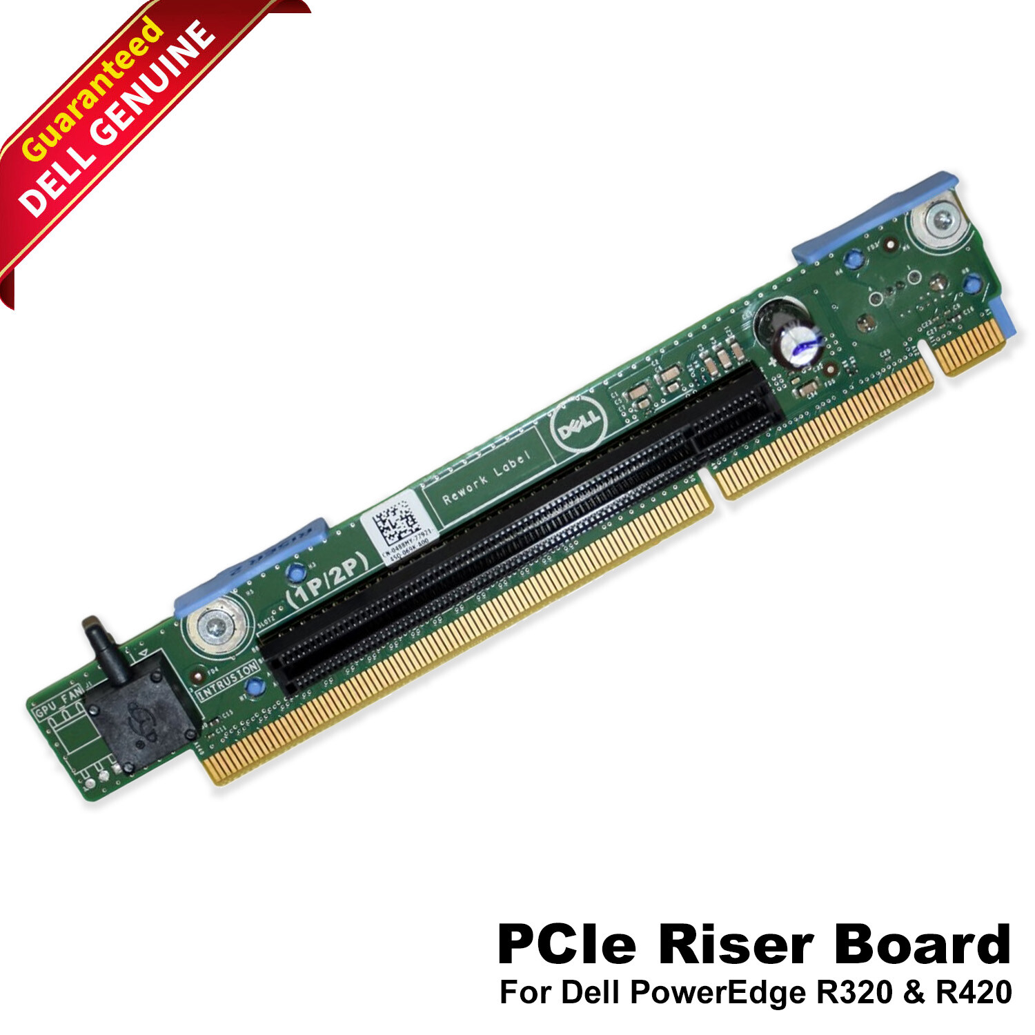 Lot x 2 Dell PowerEdge R320 R420 PCI-Express x16 USB Riser Card 488MY 0488MY