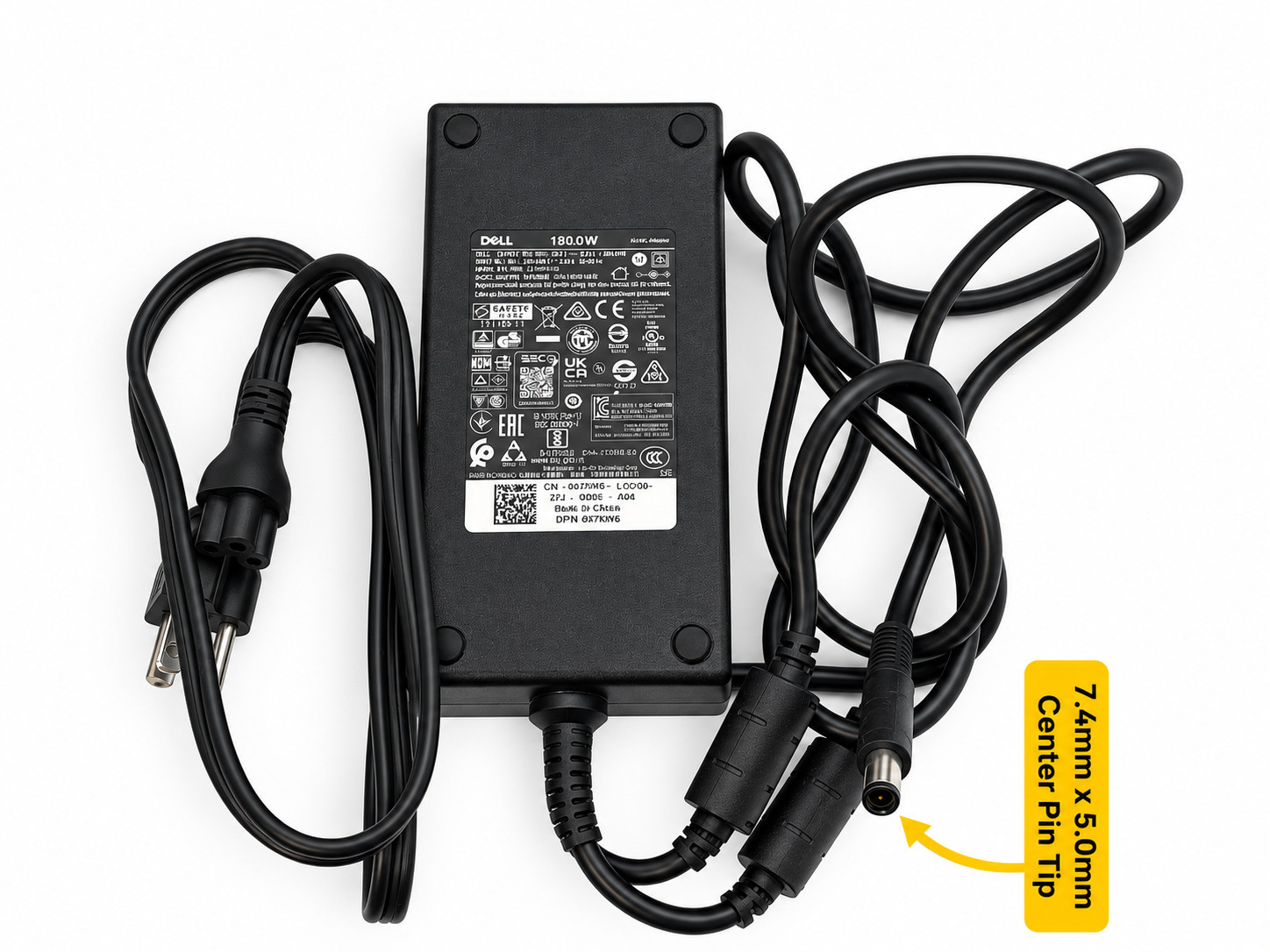 Dell LA180PM180 180W Charger Alienware 15 R4 G5 5587 G7 7588 CN-047RW6