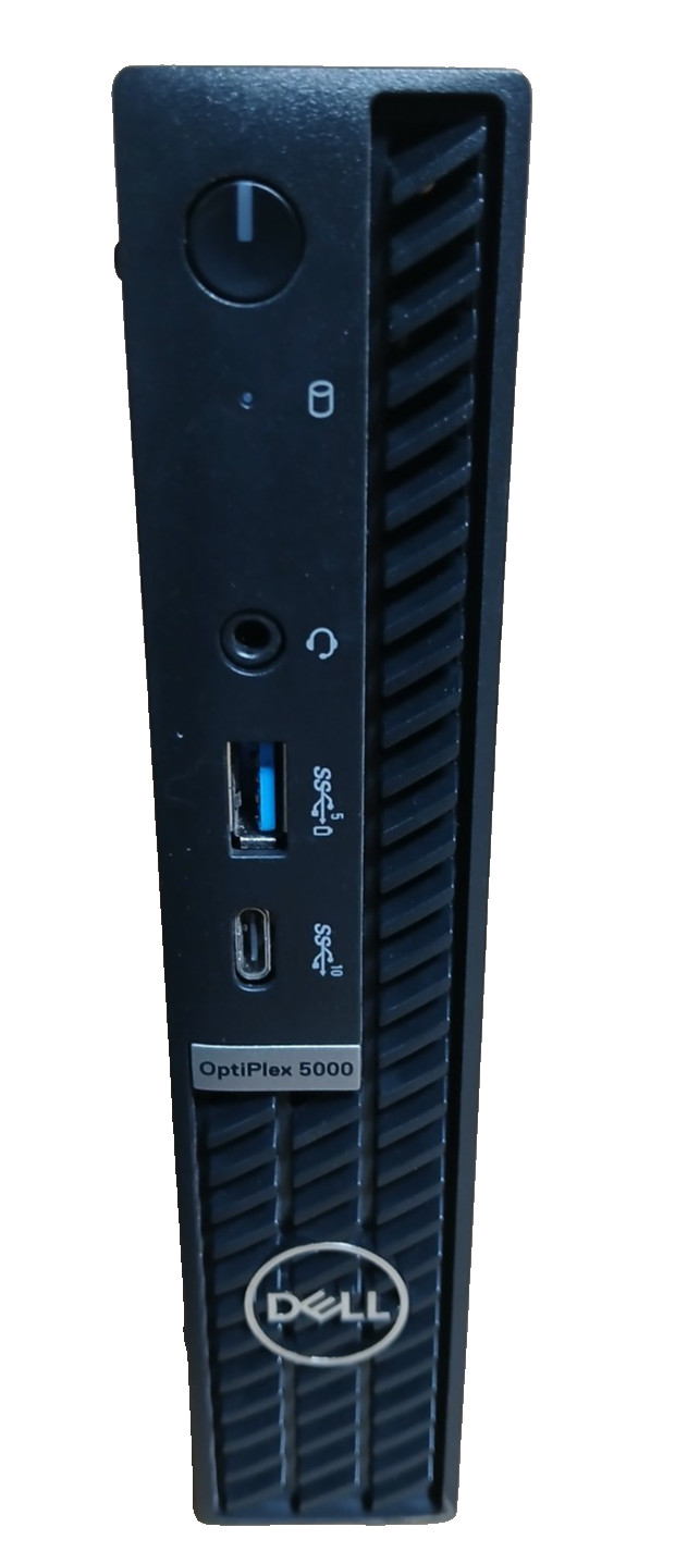 dell optiplex 5000 mff, 12th gen, intel core i7-12700t, 16gb, 512 nvme storage.