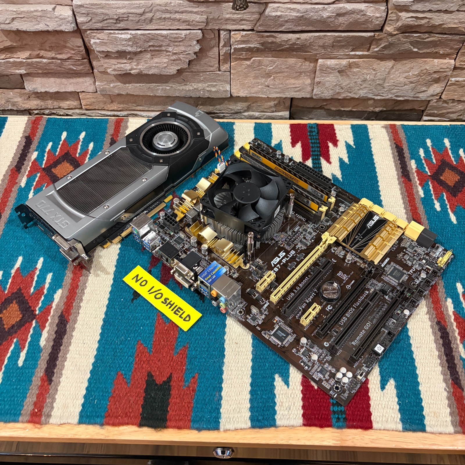 ASUS Z87-PLUS ATX Motherboard Combo Core i7-4770 •16GB RAM •GeForce GTX770