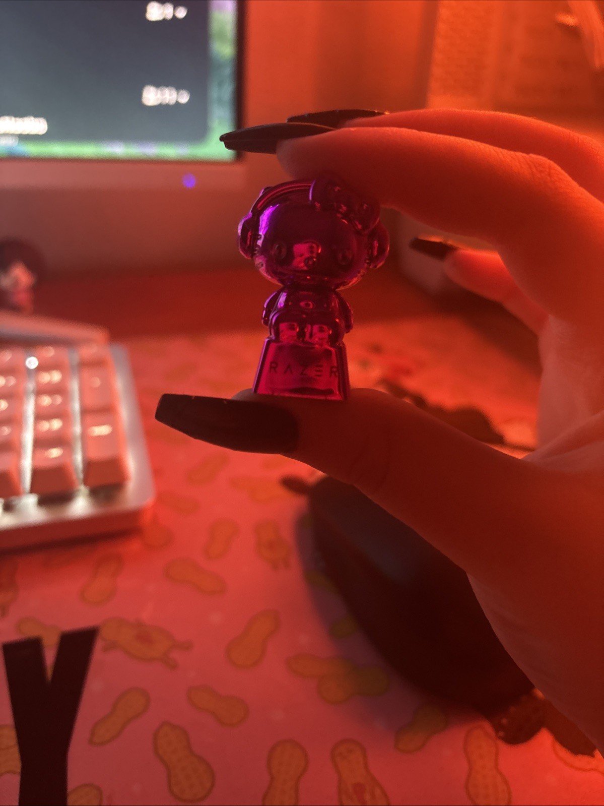 Hello Kitty Razer Keycap for Mechanical Keyboard RARE