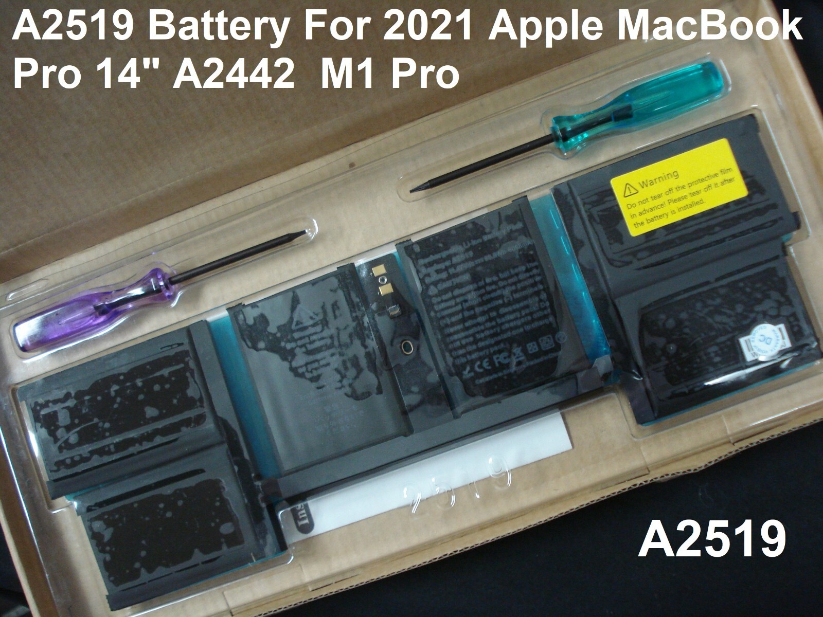 BRAND NEW A2519 Battery For 2021 Apple MacBook Pro 14" A2442  M1 Pro EMC 3650