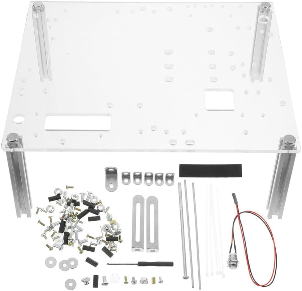 Open Air Computer Test Bench Acrylic ATX Motherboard Case DIY Mining Frame Kit