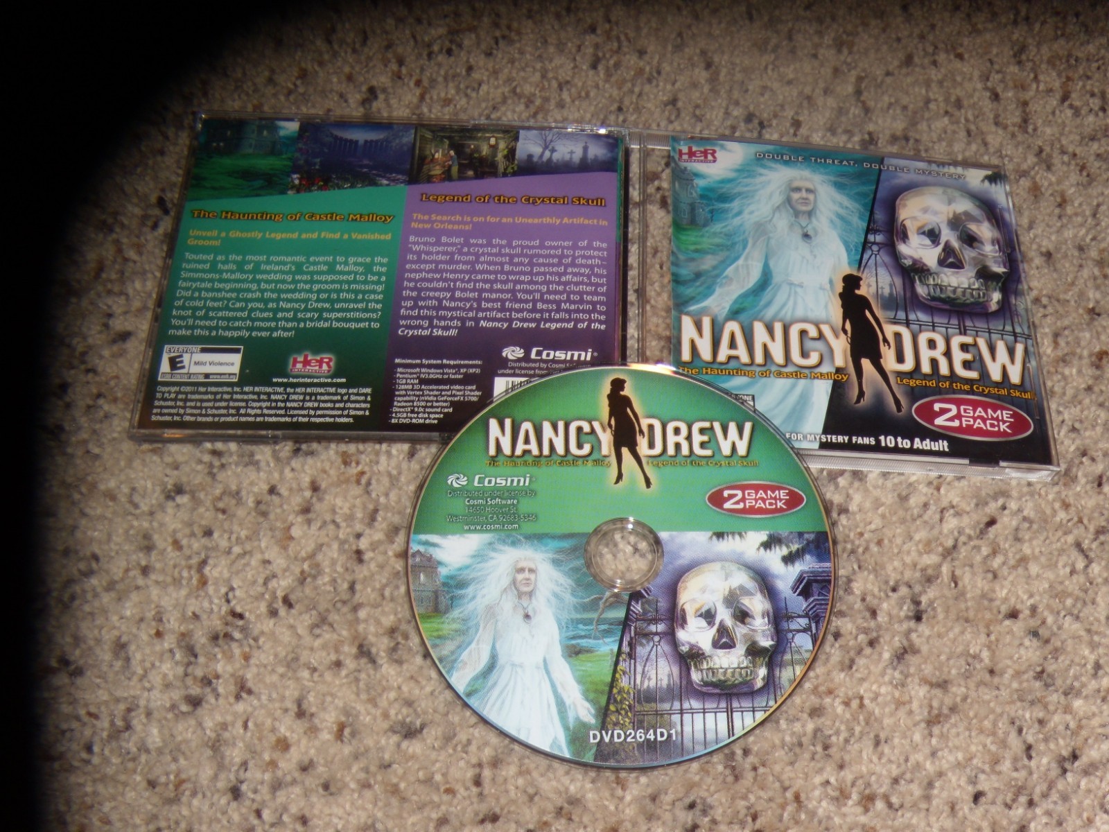 Nancy Drew 2 (PC, 2011) Mint Game