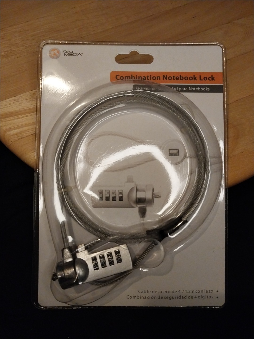Laptop Lock Notebook Combination Lock Security Cable 4 Digit - 2 Pcs 6-Foot