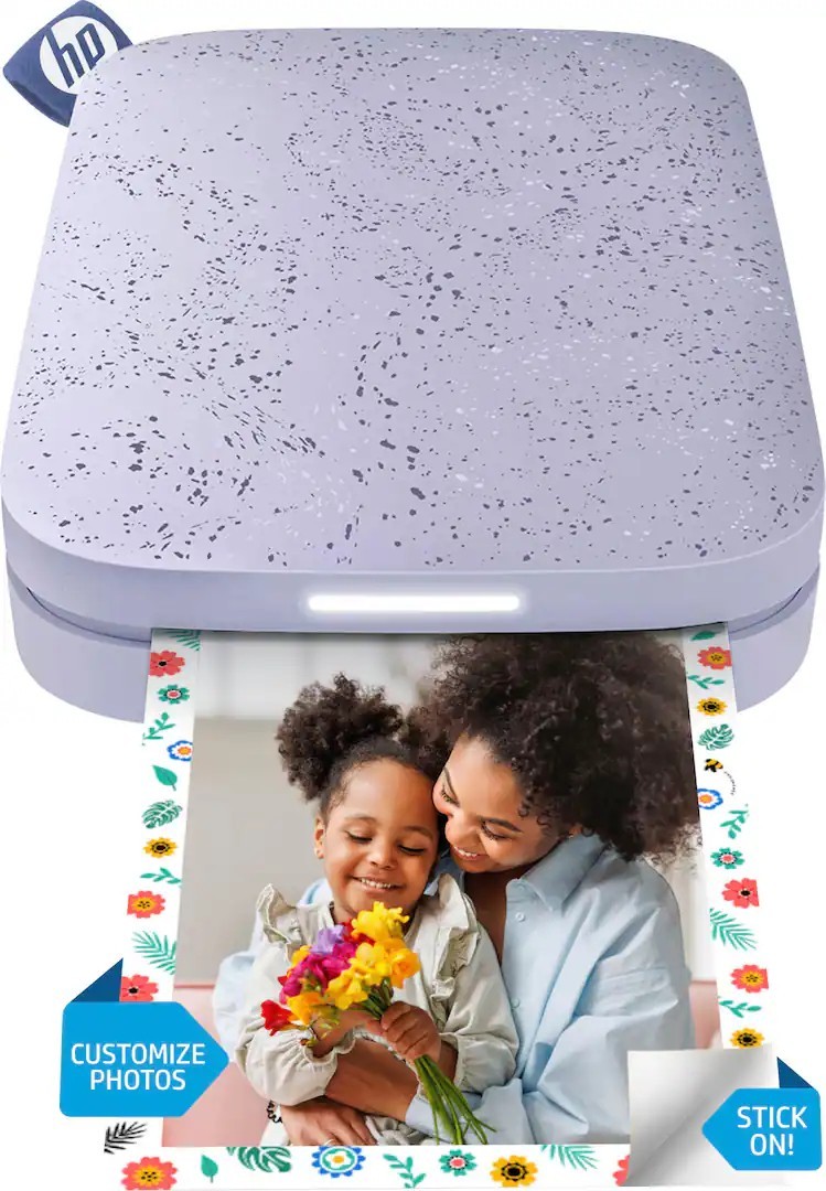 HP Sprocket 200 Wireless Color Inkjet Printer, Single-Function, Print (HPISPPR).