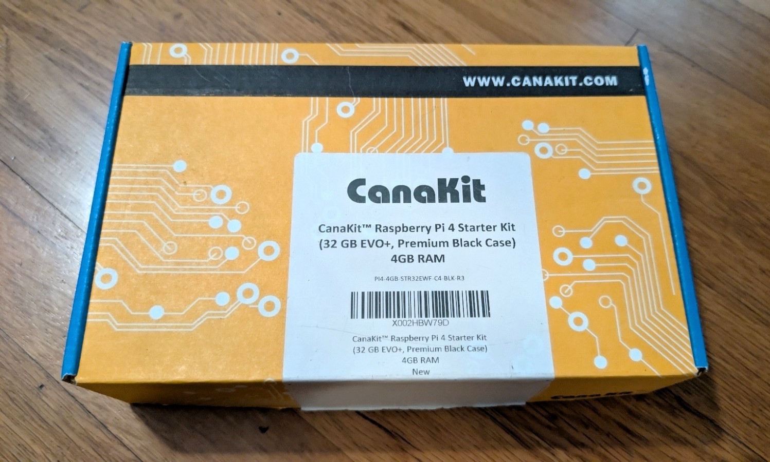 CanaKit Raspberry Pi 4 Starter Kit 4GB RAM 32GB w/ Premium Black Case