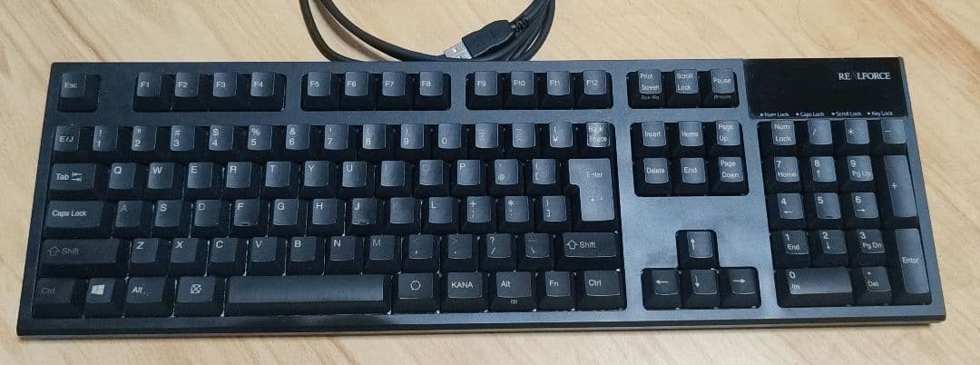 Realforce REALFORCE R2-JP4-BK Keyboard JP Layout Wired Used Tested