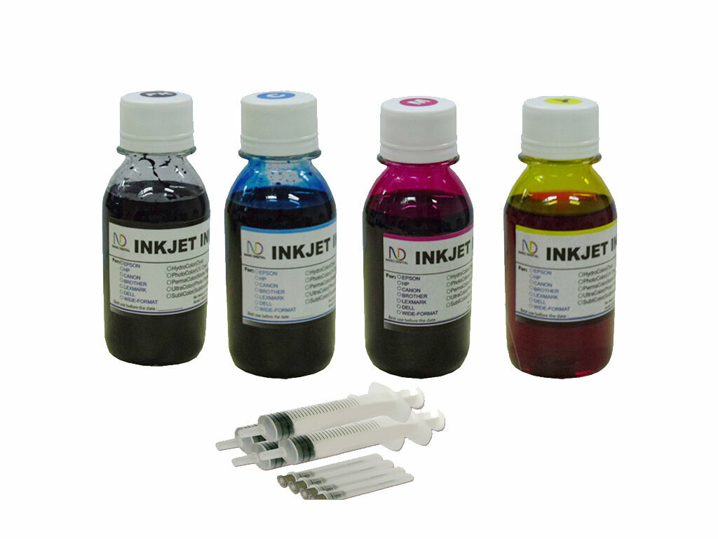 4x100ml ND® Non-OEM Dye Refill Inks for 502 EcoTank ET-2700 2750 3700 WF ST-2000