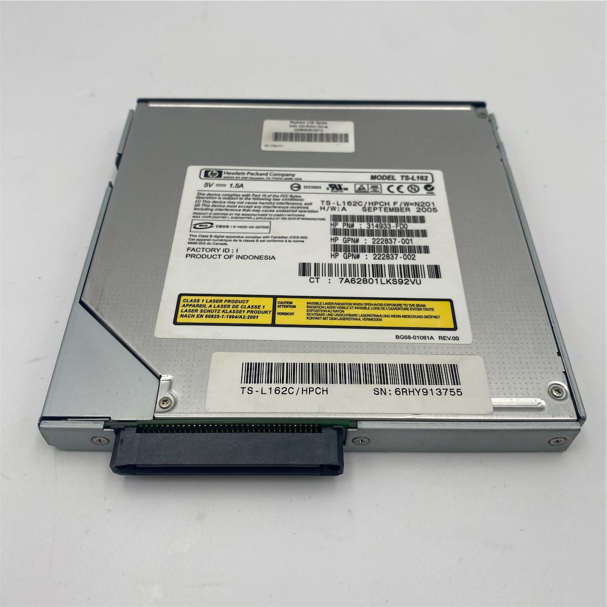 HP 24X CD-ROM IDE INT SLIM (CARBON) 228508-001