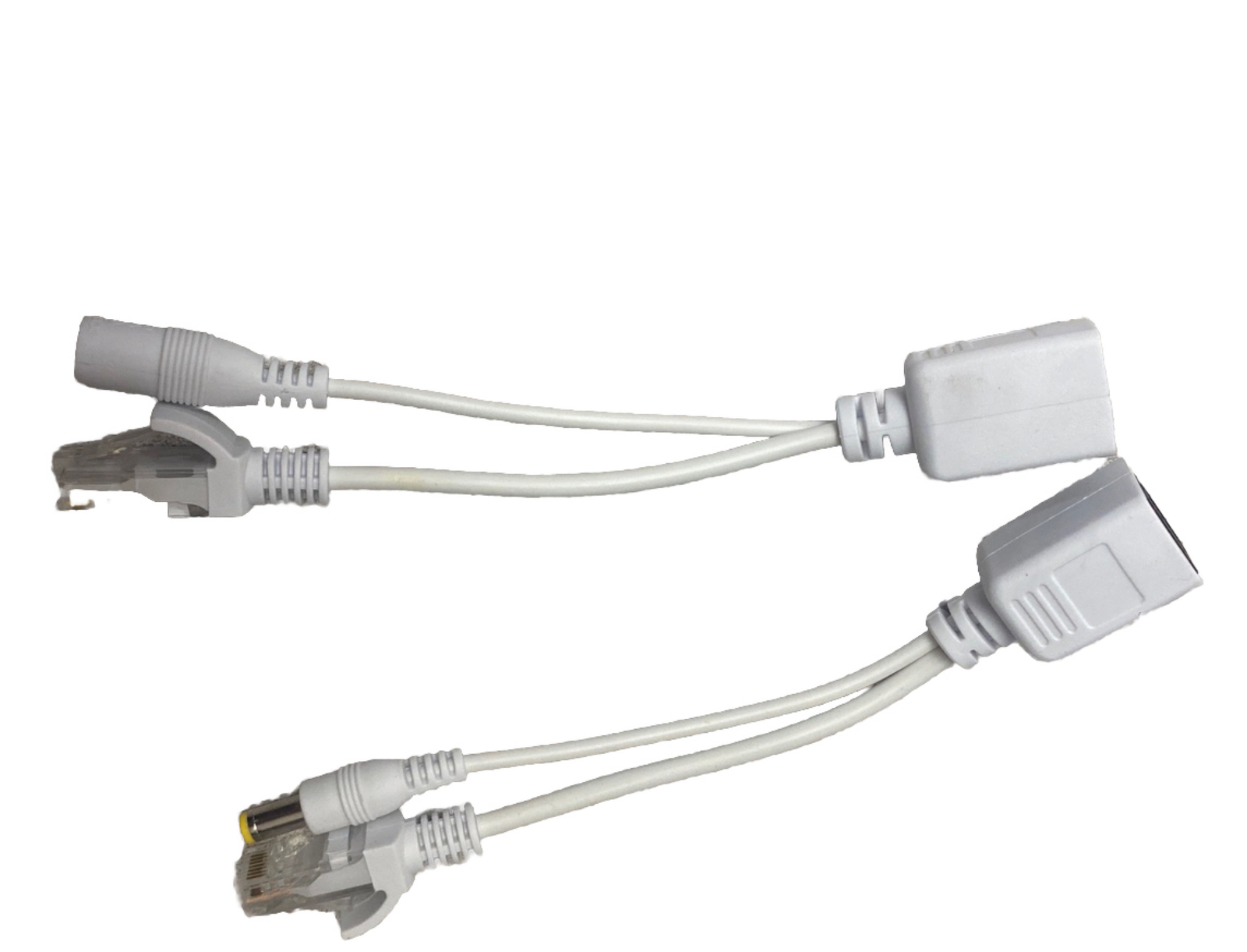 1 PAIR POWER OVER ETHERNET PASSIVE POE ADAPTER INJECTOR + SPLITTER KIT POE CABLE