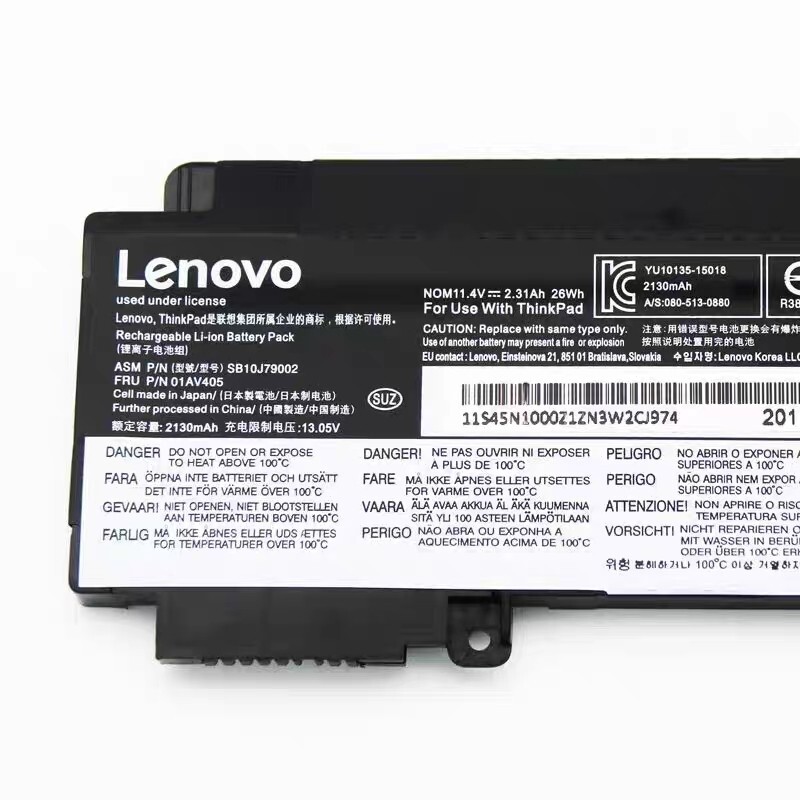 Genuine 00HW024 00HW025 01AV405 01AV406 Battery For Lenovo ThinkPad T460s T470s