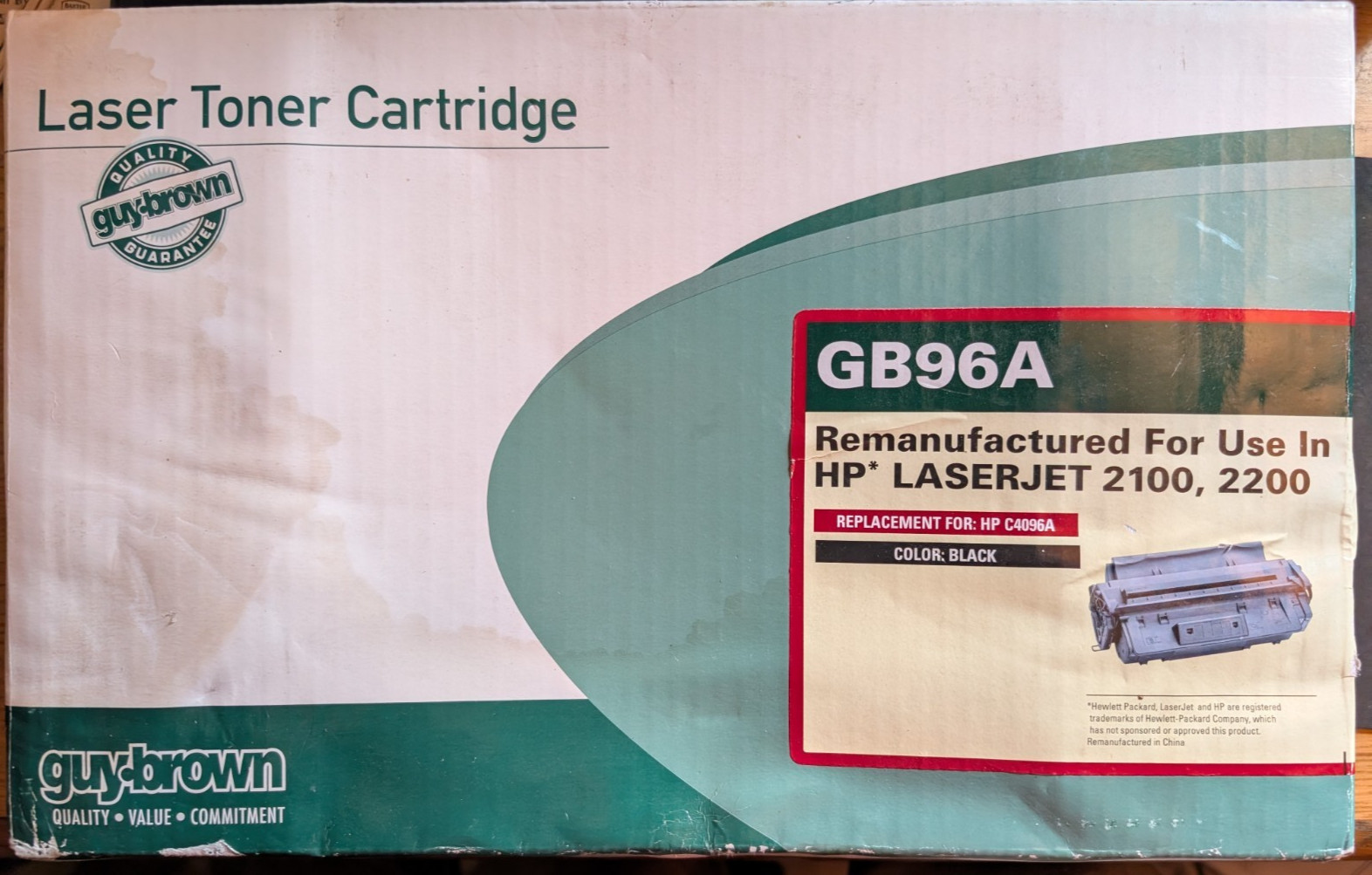 Guy-Brown GB96A HP Compatible Laser Toner Cartridge Replaces HP C4096A