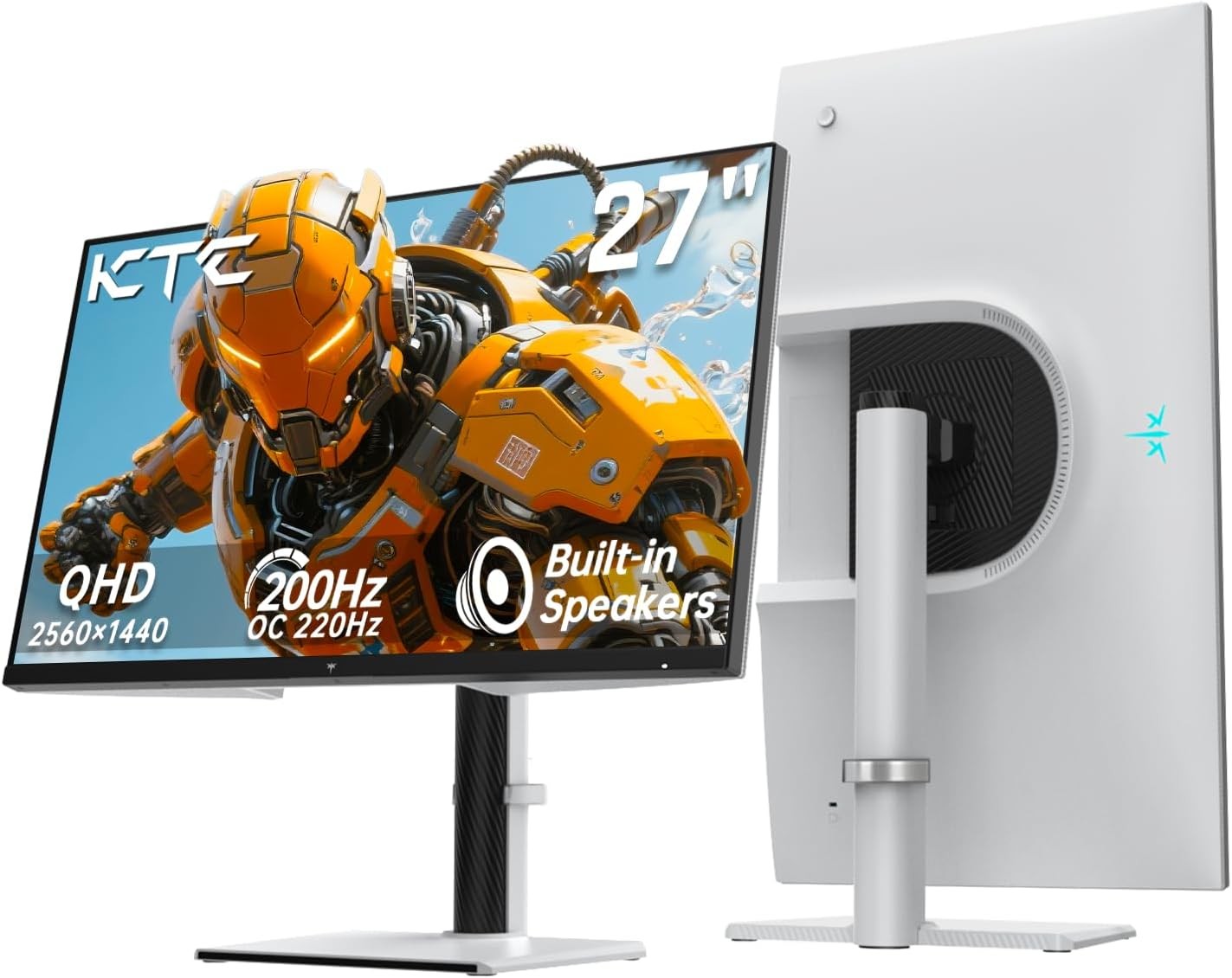 KTC H27T6 27" Gaming Monitor 2K 1440P 200Hz,Fast IPS,Adaptive Sync 1ms+Speakers