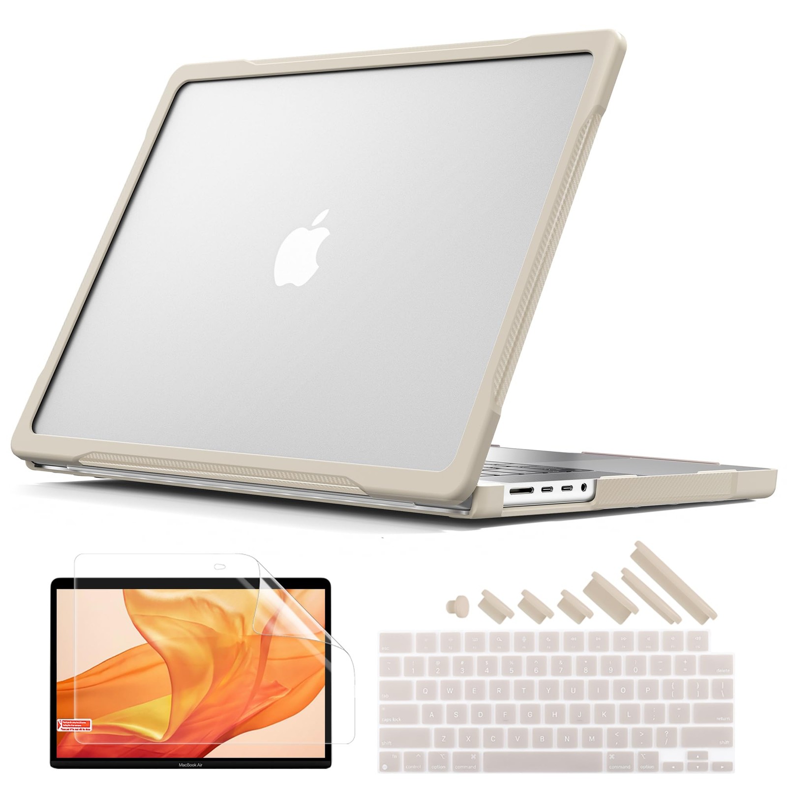 Ultimate Protective Case for MacBook Pro 16 Inch 20262021 Khaki Part