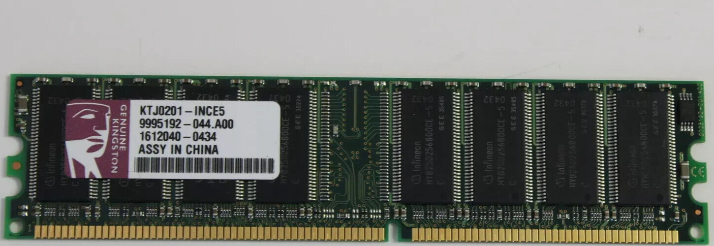 512MB (256MB x 2) Kingston DDR2 400 PC3200