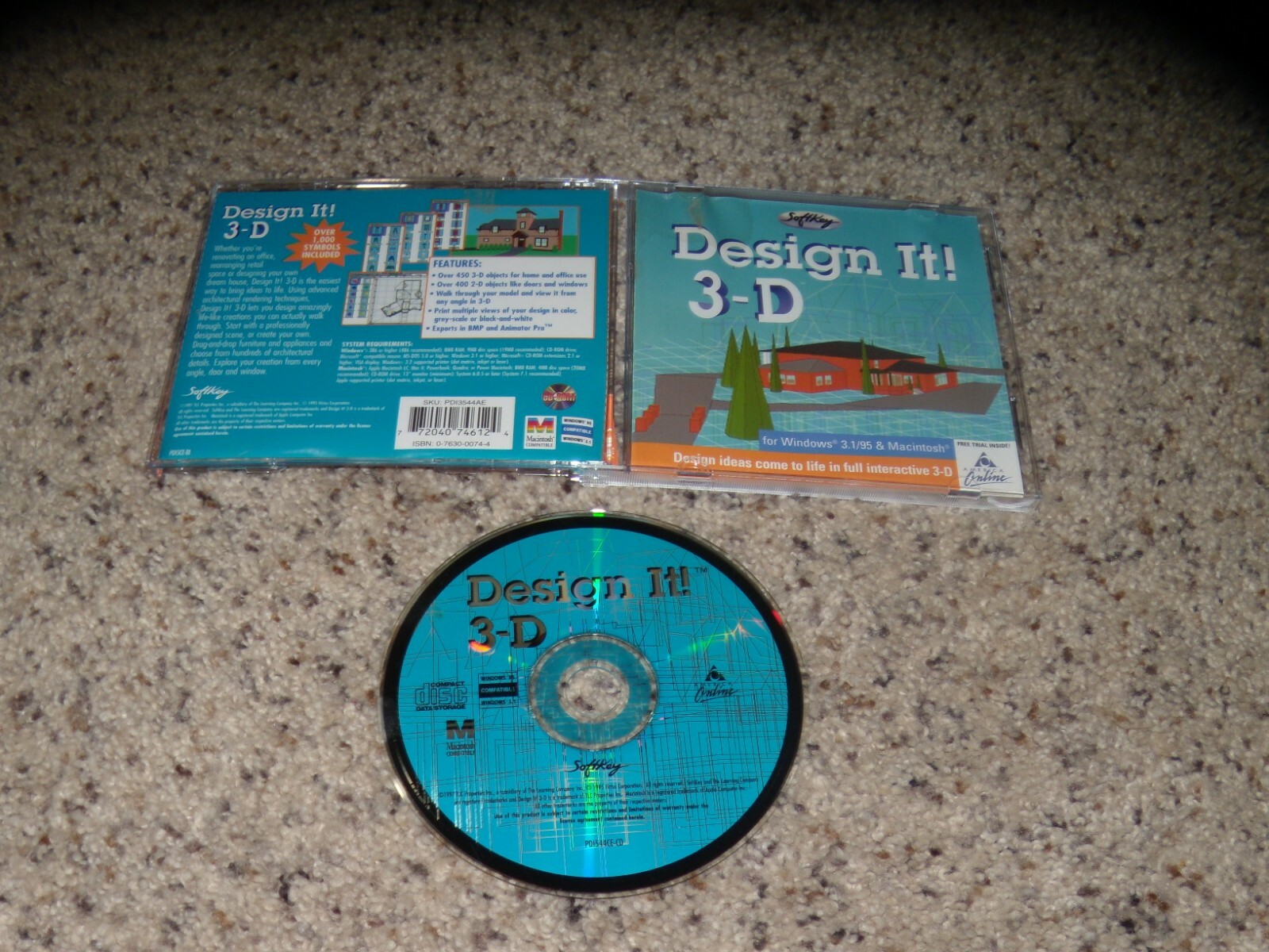Design It 3-D (PC, 1997) Program