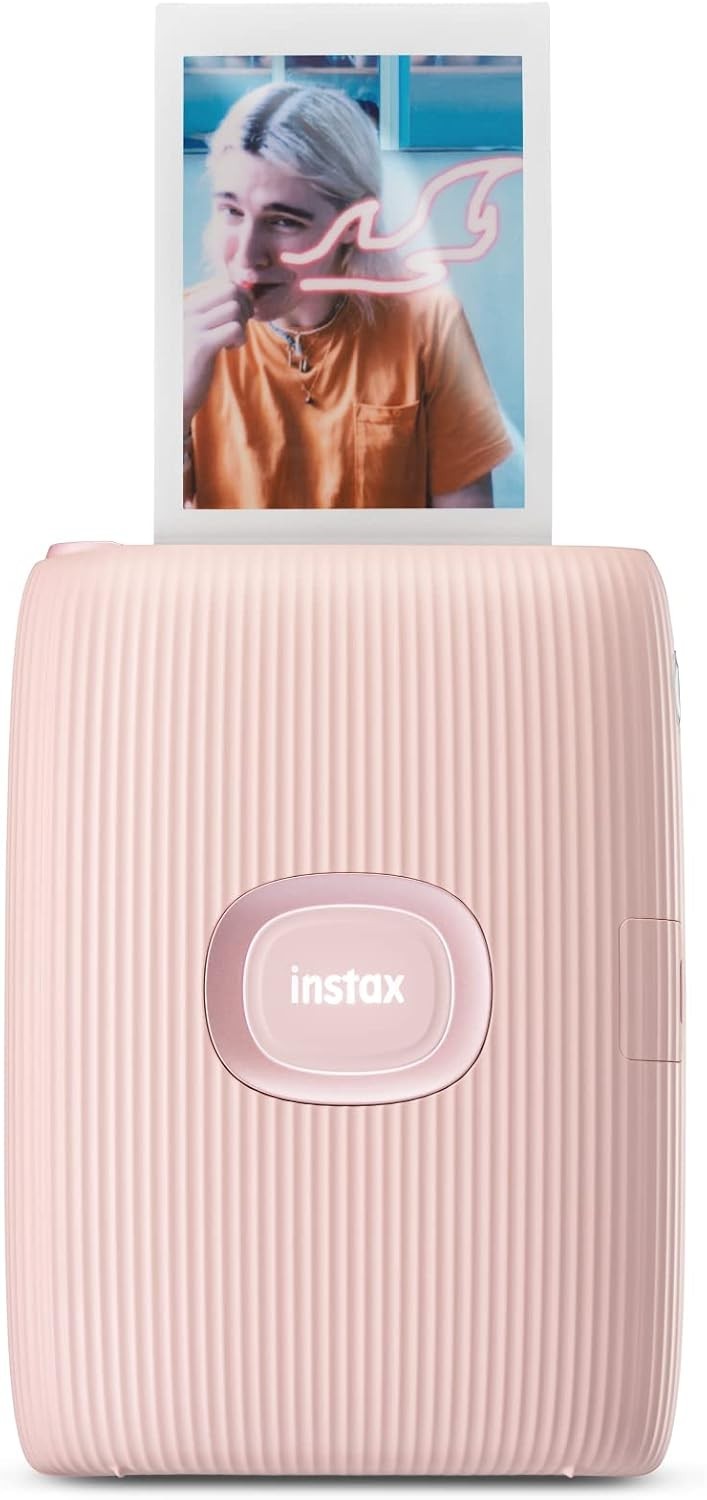 Fujifilm Instax Mini Link 2 Smartphone Printer, Soft Pink