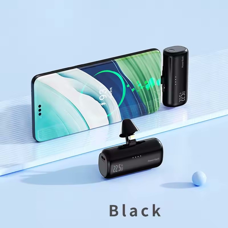 5000mAh Mini Travel Power Bank Portable 22.5W Fast Charger External Battery Pack