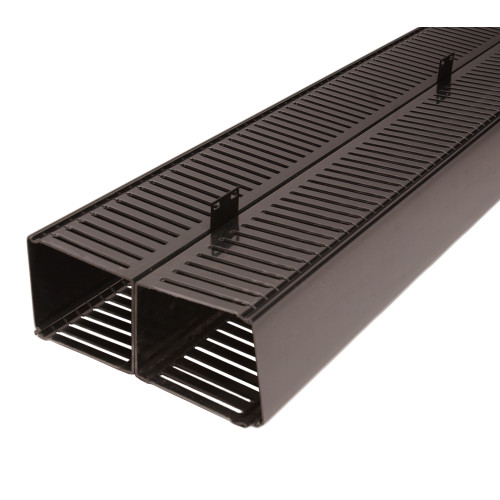 6FT Dual Sided Front/Back Vertical Finger-Duct Network Rack Cable Manager