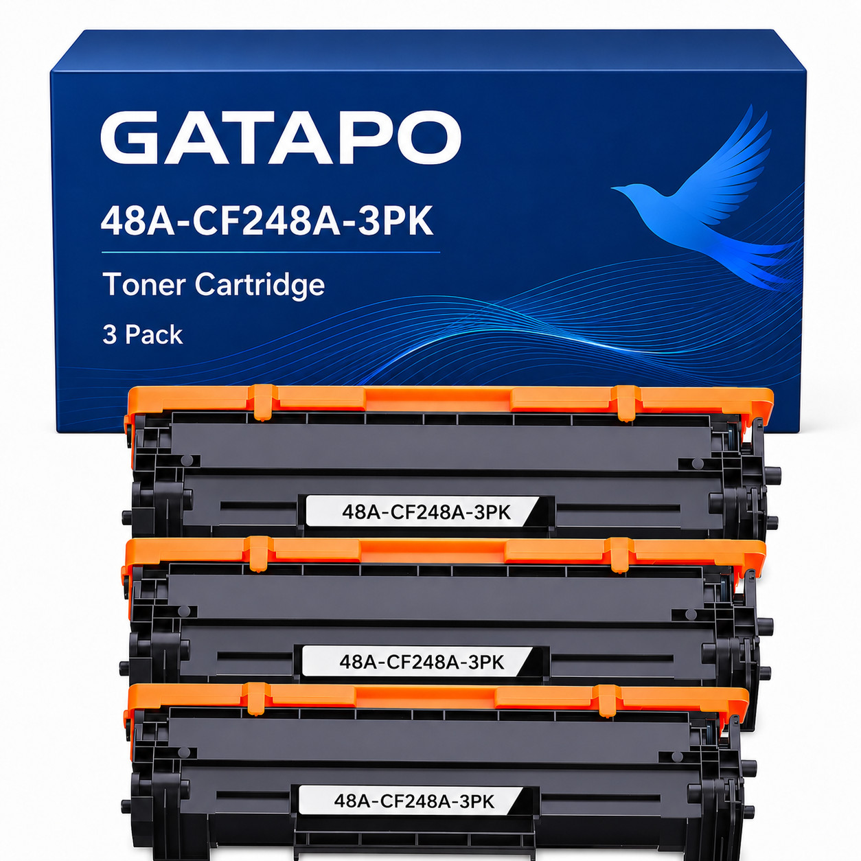48A-CF248A-3PK Toner Cartridge For  LaserJet Pro M15a M16w M16a M28w