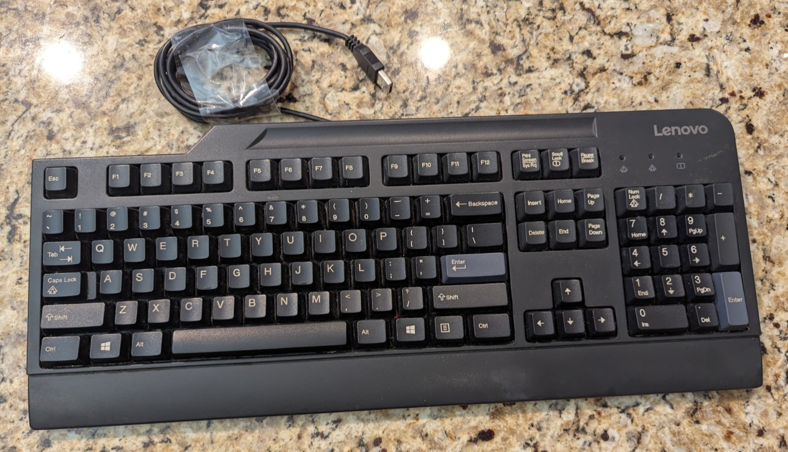 Lenovo KU-0225 Preferred Pro USB Wired Keyboard Black