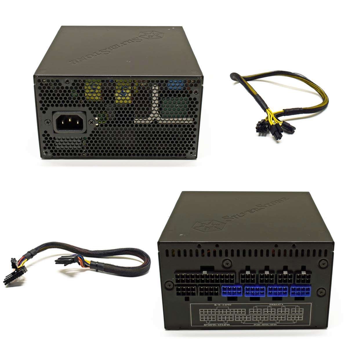 SilverStone SST-ST75F-P Strider Plus Silver Series, 750W Power Supply + Cable