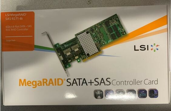 LSI MegaRAID SAS 9271-8i 8-Port 6Gbps SAS SATA PCIE Card