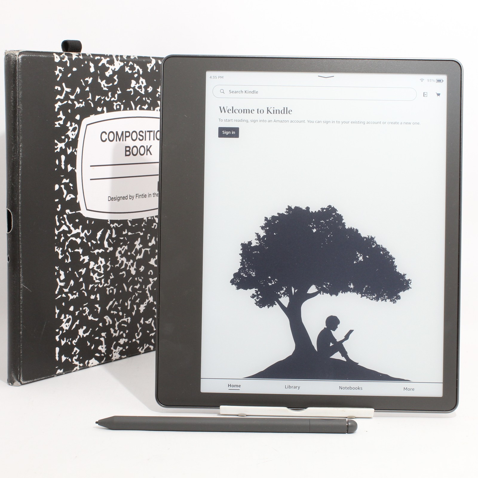 Excellent Amazon Kindle Scribe 1st Gen 32GB 10.2" Tungsten + Premium Pen BUNDLE