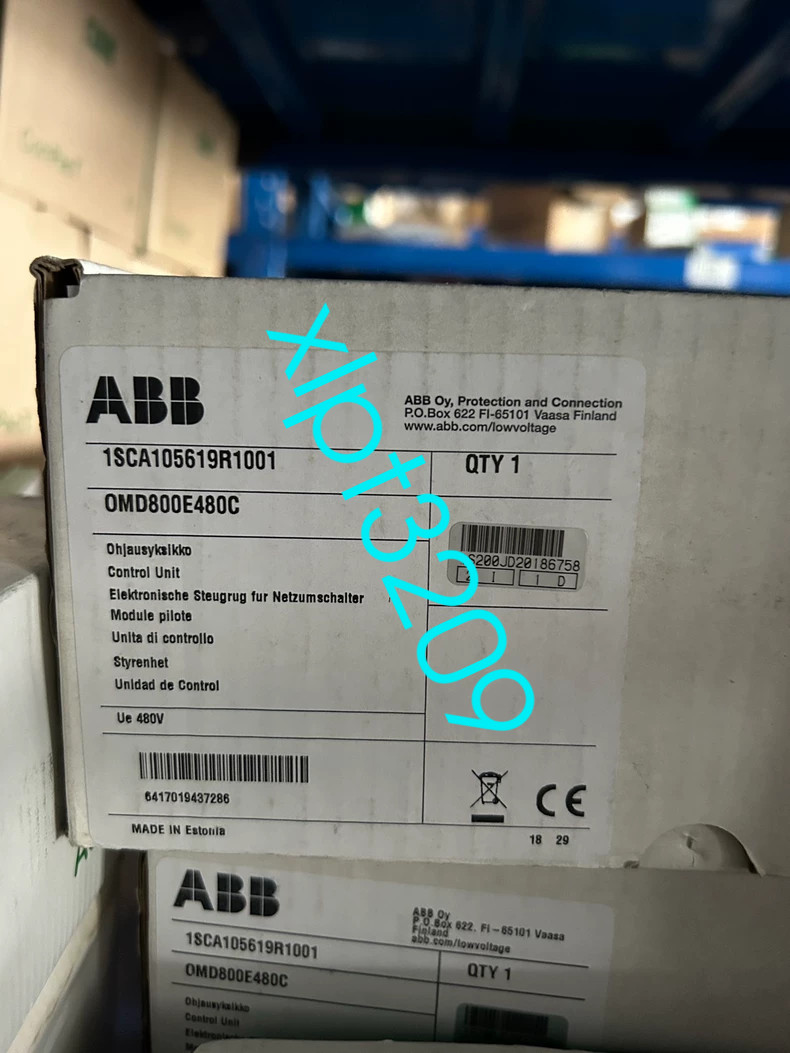 ABB Dual Power Controller OMD800E480C 1SCA105619R1001 Brand New FedEx or DHL