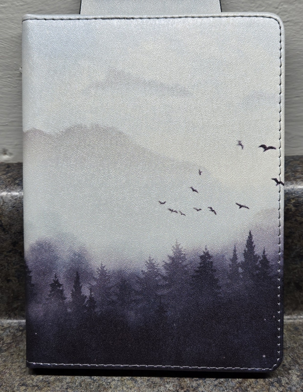 Stand Case For 6 Inch Kindle - Misty Forest