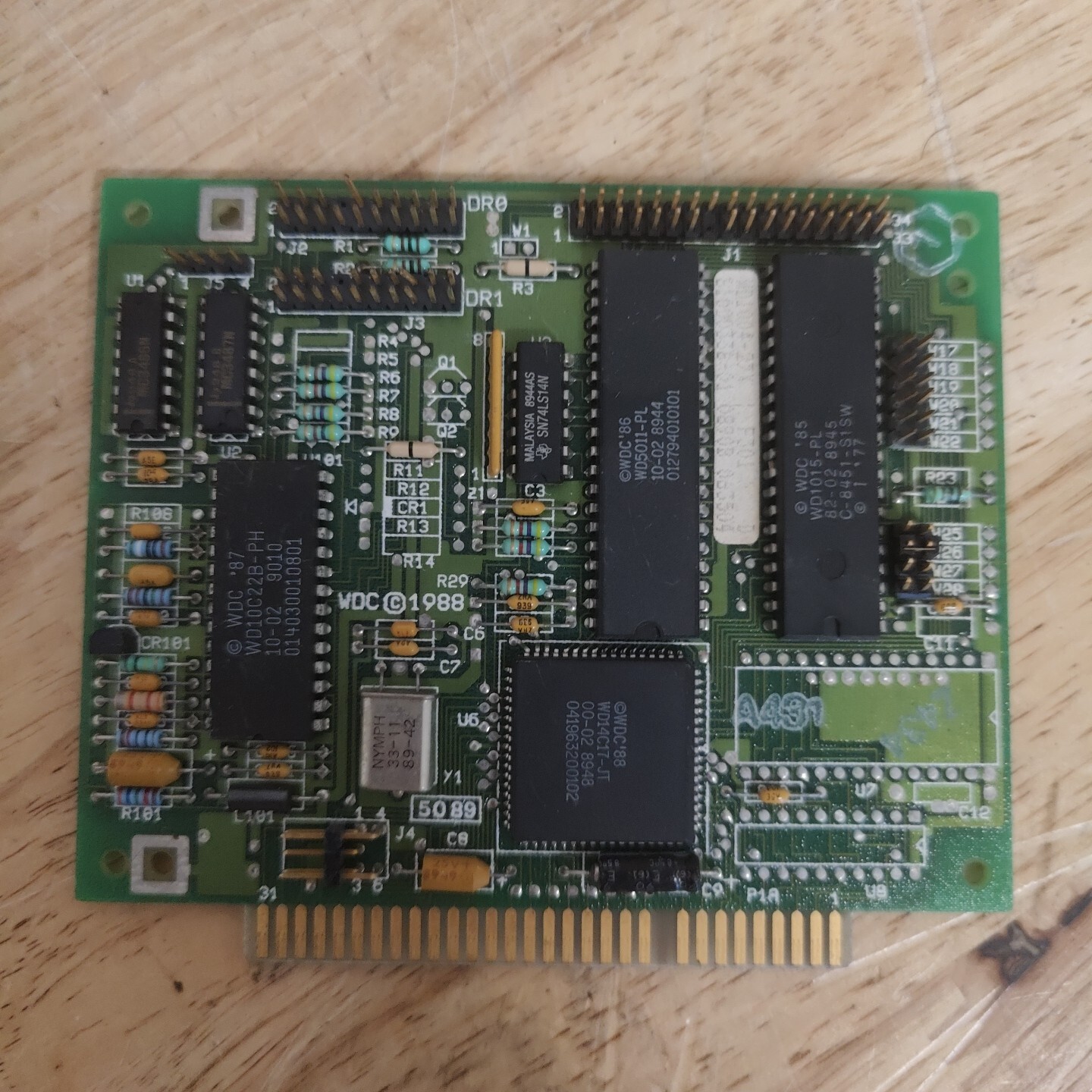 WD1004-27x (1988) Western Digital Hard Drive Controller for ST506/412 interface