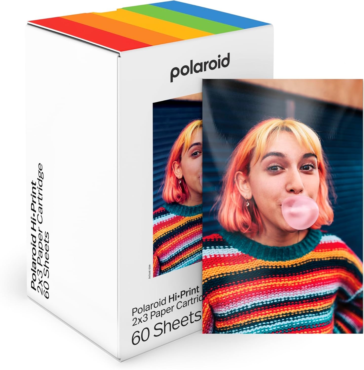 Polaroid Hi Print 2x3 Photo Paper Triple Pack 60 Sheets Self Adhesive