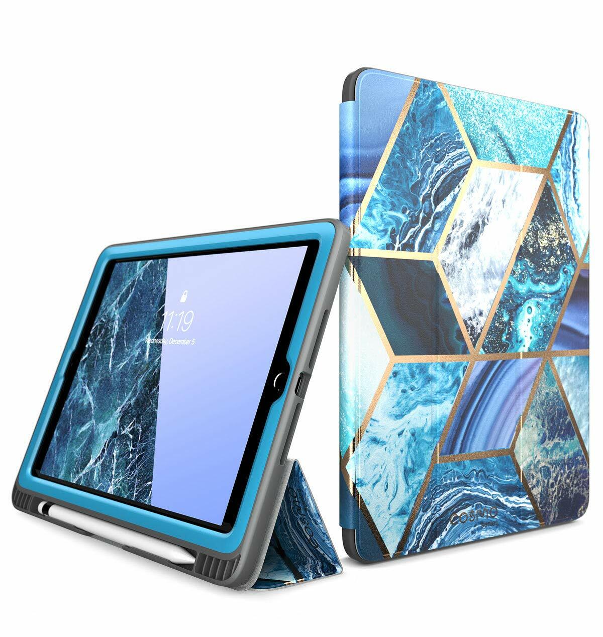 For iPad 6th Gen iPad 9.7 Case i-Blason Cosmo Full-Body Cover WITH Pencil Holder