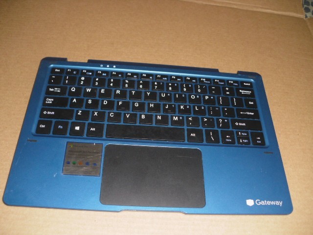 PALMREST, Touchpad, Keyboard +BOTTOM BASE COVER for Gateway  GWTC116-2BL Laptop