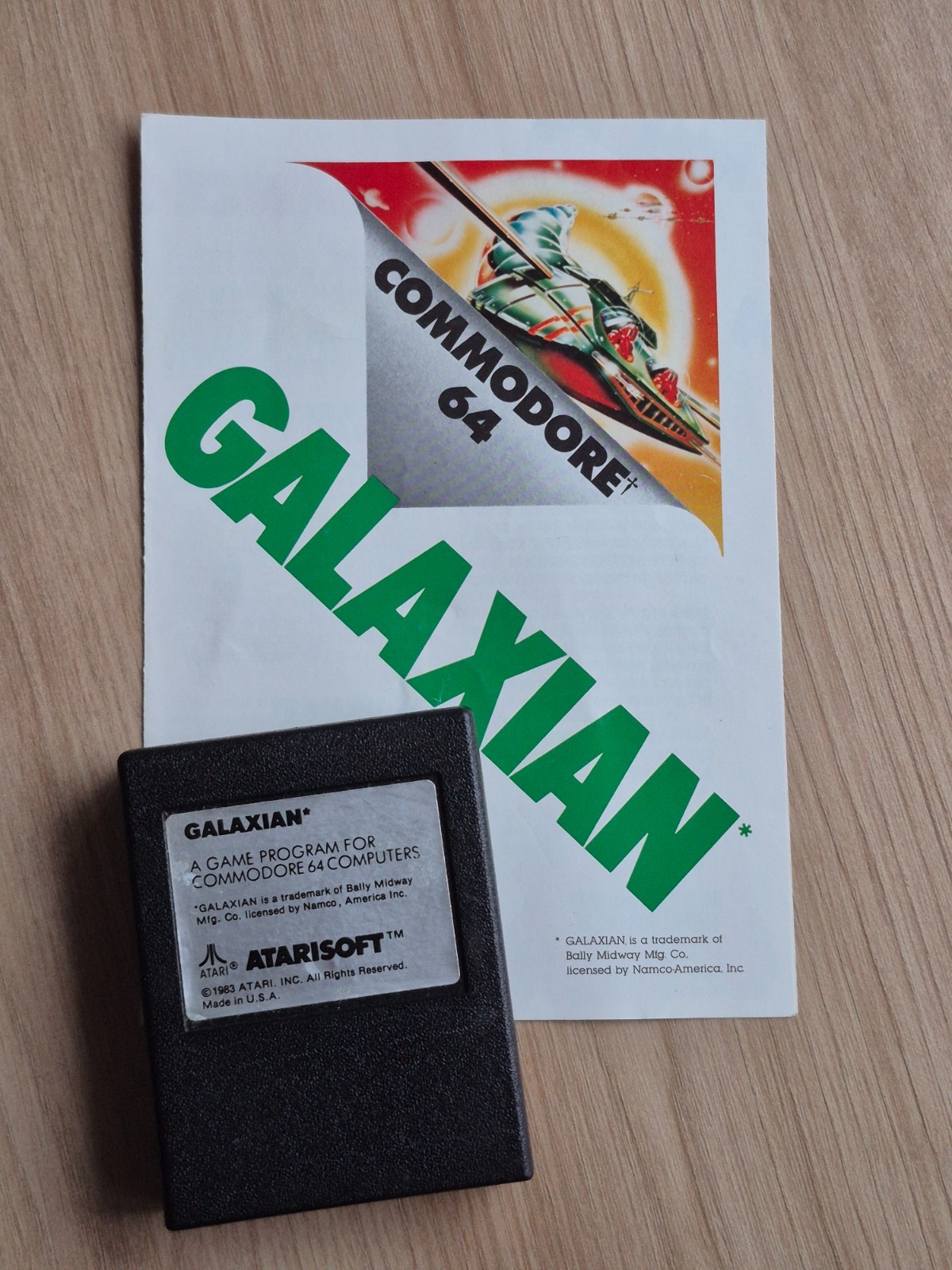 ✅ GALAXIAN MODULE ⭐ For Commodore C64 / C128 ⭐ Good Condition ⚡️