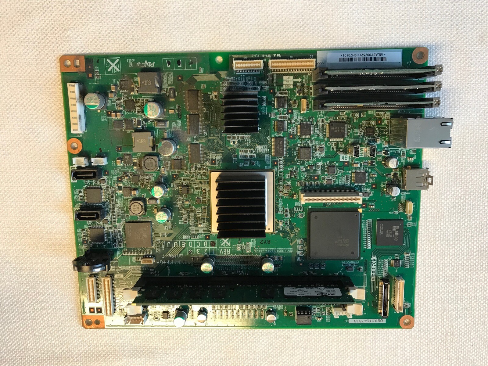Kyocera Mita TaskAlpha 500CI CPU Formatter Board MLABY00752 A0194-F with 2G (IB)