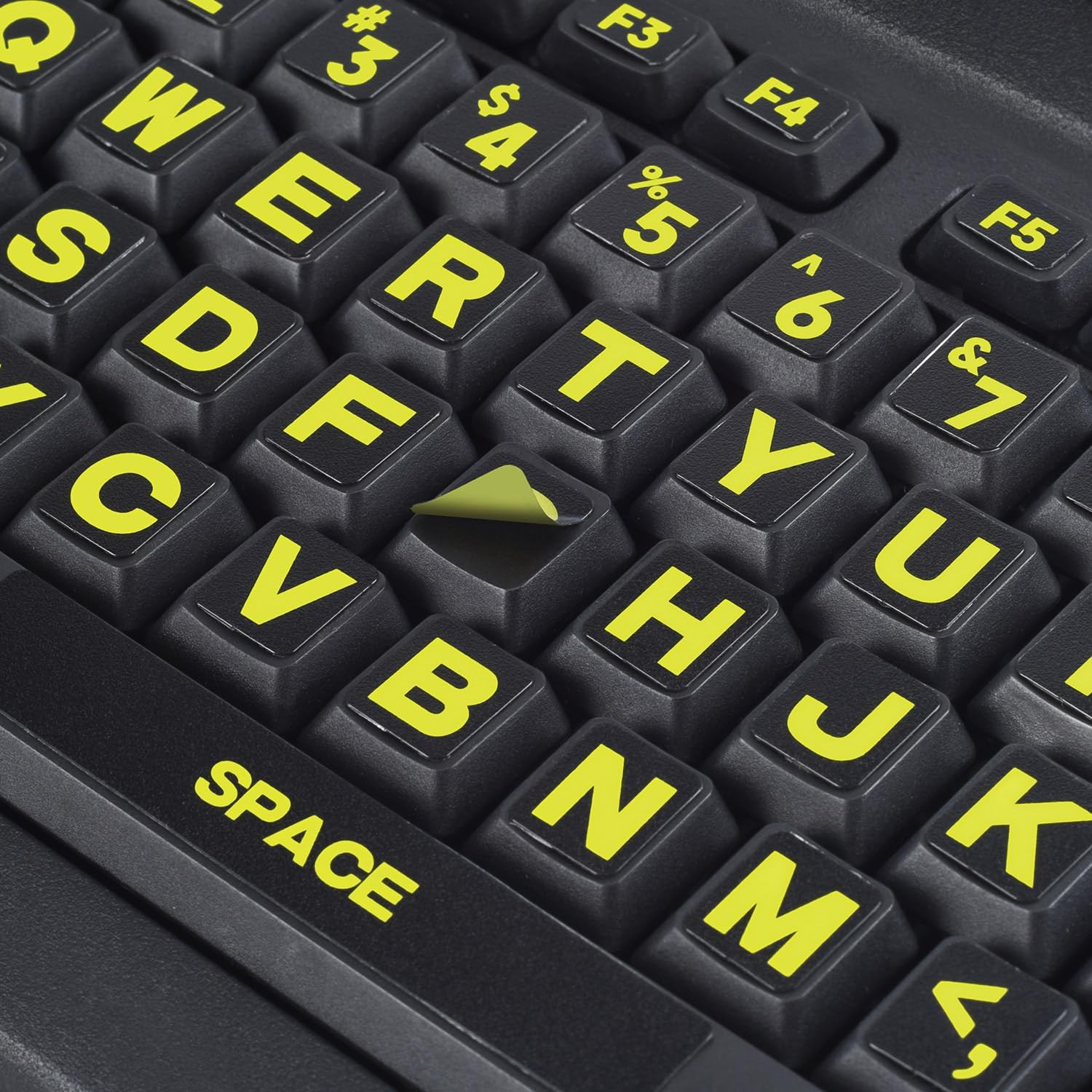 2PCS English Keyboard Stickers, Universal Computer Laptop Replacement Large Keyb