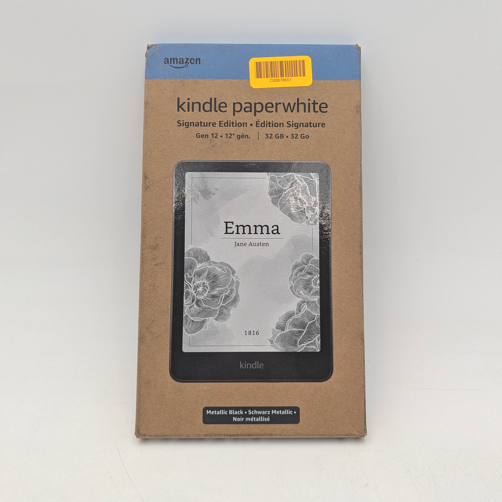 Amazon Kindle Paperwhite Signature Edition (12th Gen) 32GB Metallic Black