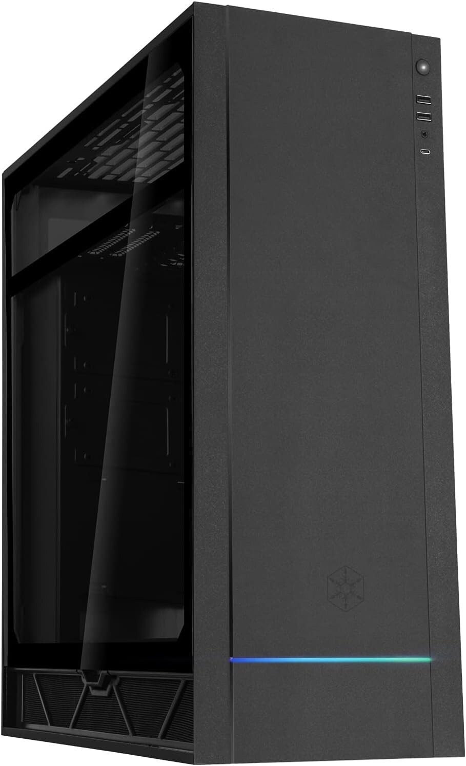SilverStone Technology Premium ATX Tower case with Aluminum/Tempered Glass