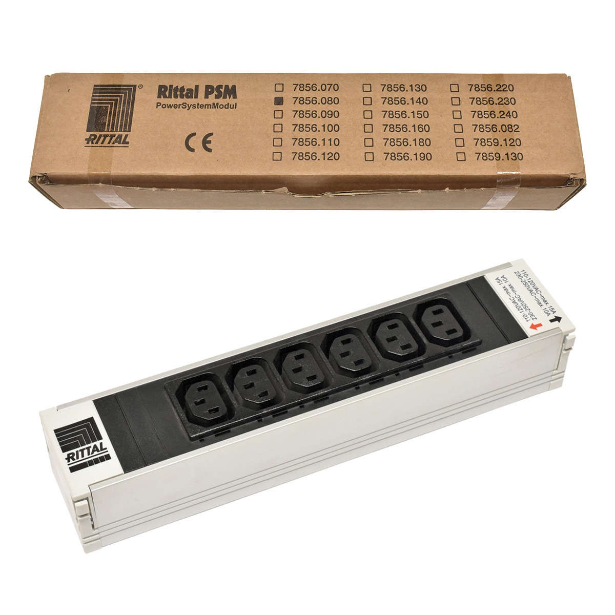 Rittal PSM Power System Module 7856.080 Plug Bar Module 6 x C13 NEW