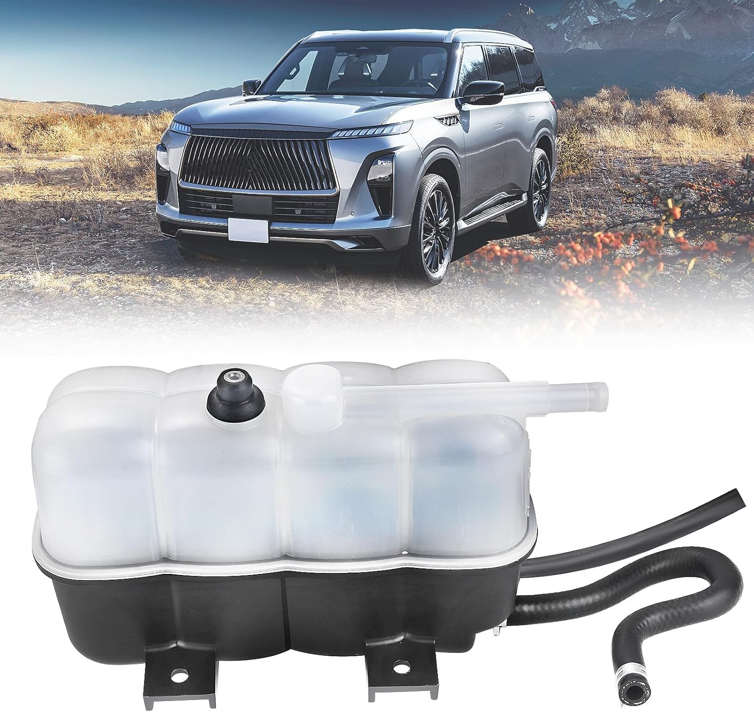 217101LA1A Radiator Overflow Bottle Coolant Reservoir for Infiniti QX56 2011-...