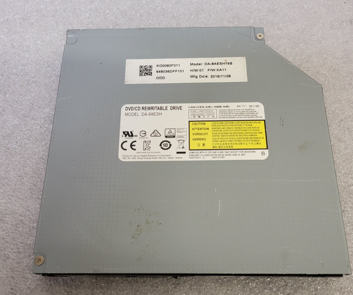 OEM HP DA-8AESH DVD/CD Rewritable Drive Replacement - US SELLER TESTED GOOD