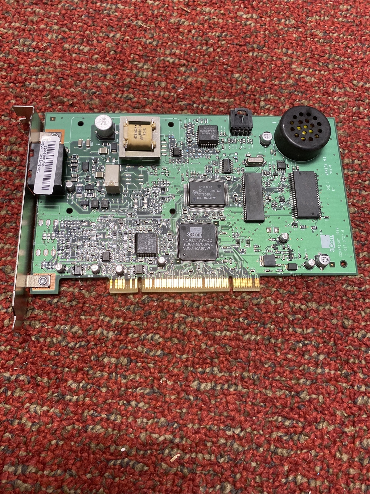 3COM 3CP3298-DEL Dell 019YRD US Robotics 56 Kbps 0727 PCI Modem Card