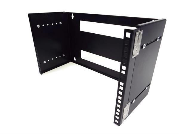 CNAweb 6U 19-Inch Hinged Extendable Network Wall Mount Equipment Rack Bracket
