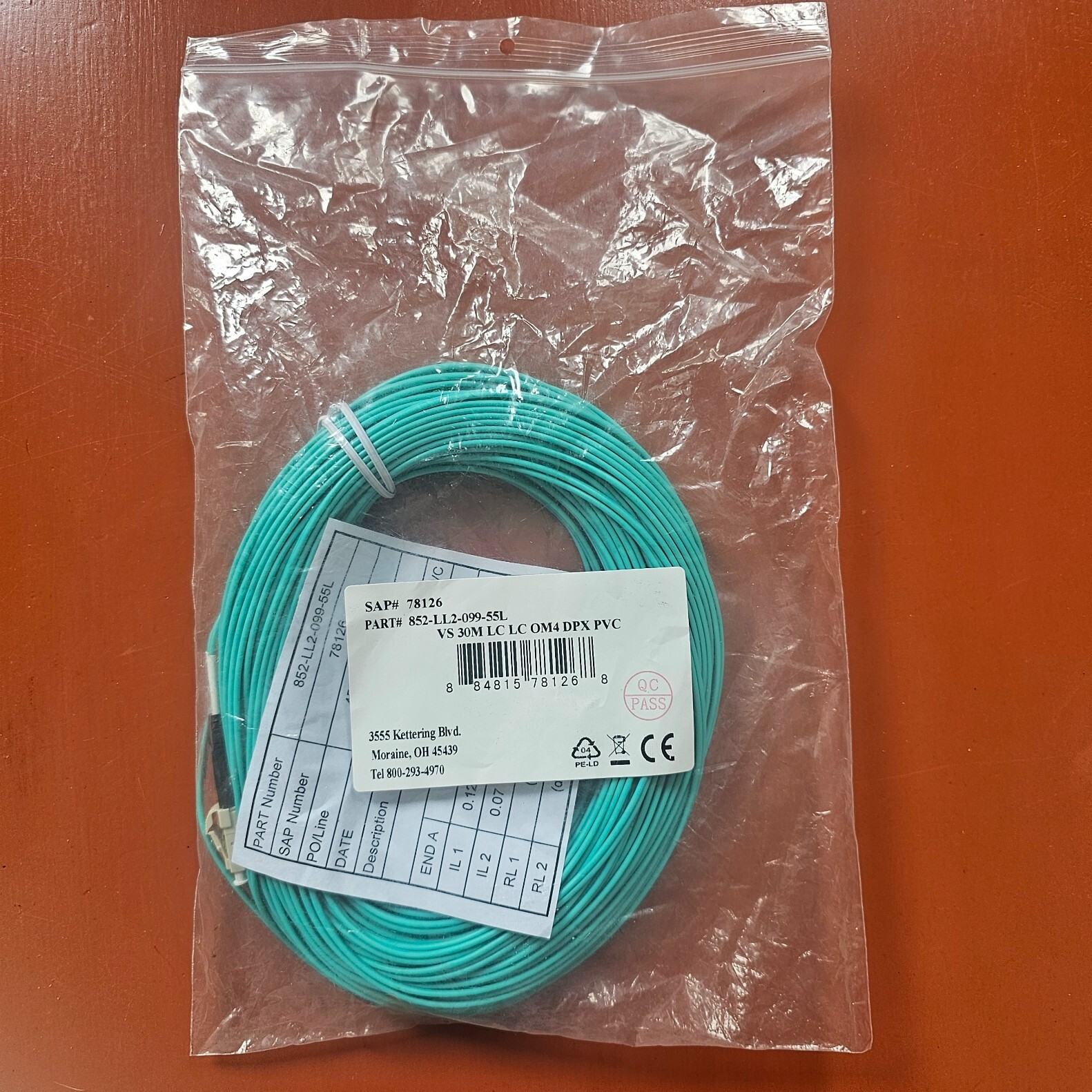 NEW Legrand VS 30M LC LC OM4 DPX PVC