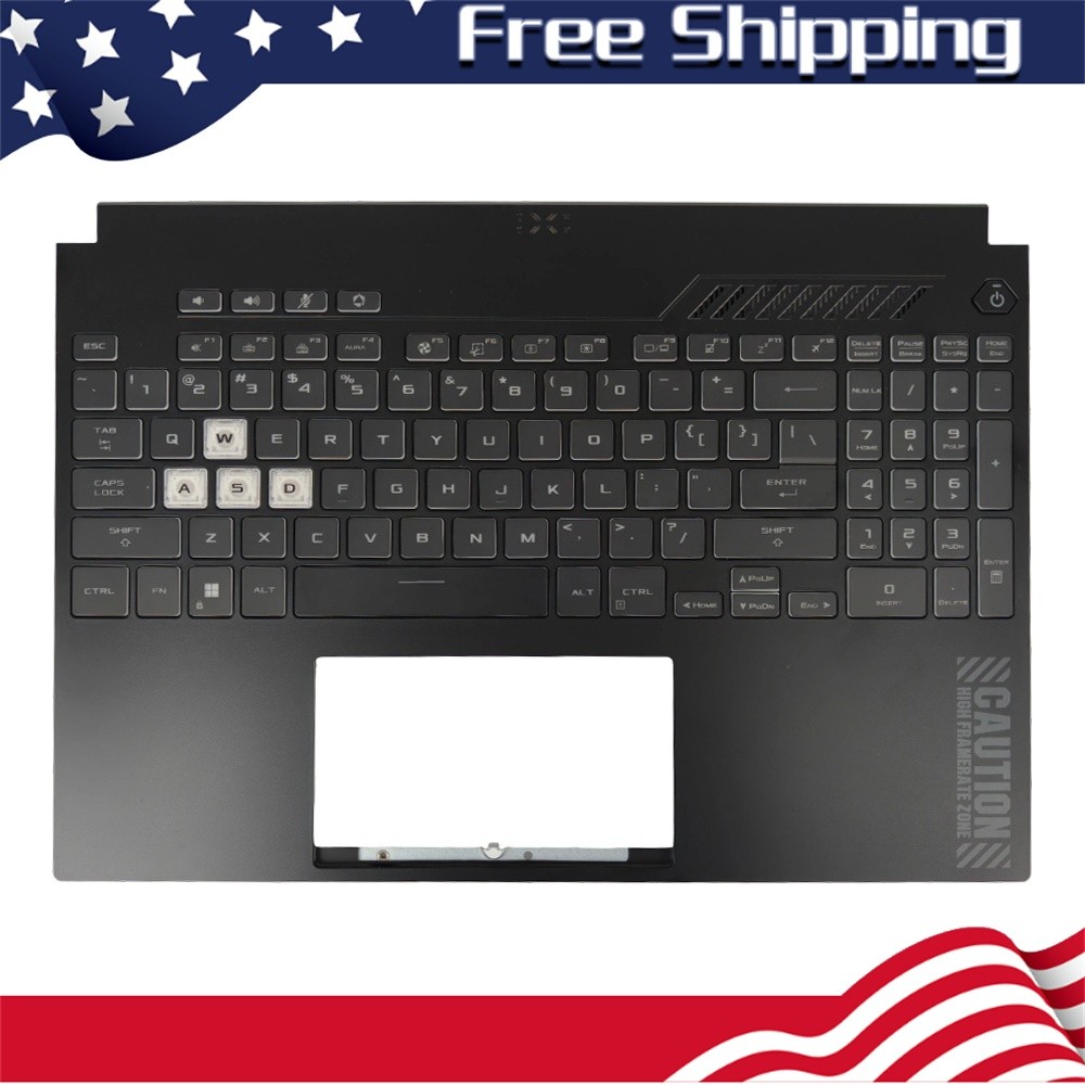 New Backlit Keyboard Palmrest for ASUS TUF Gaming FX507 FA507 FX507Z A15 F15