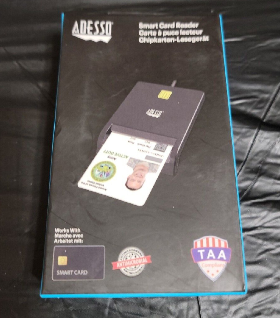 Adesso Inc Smart Carder Reader, SCR-100