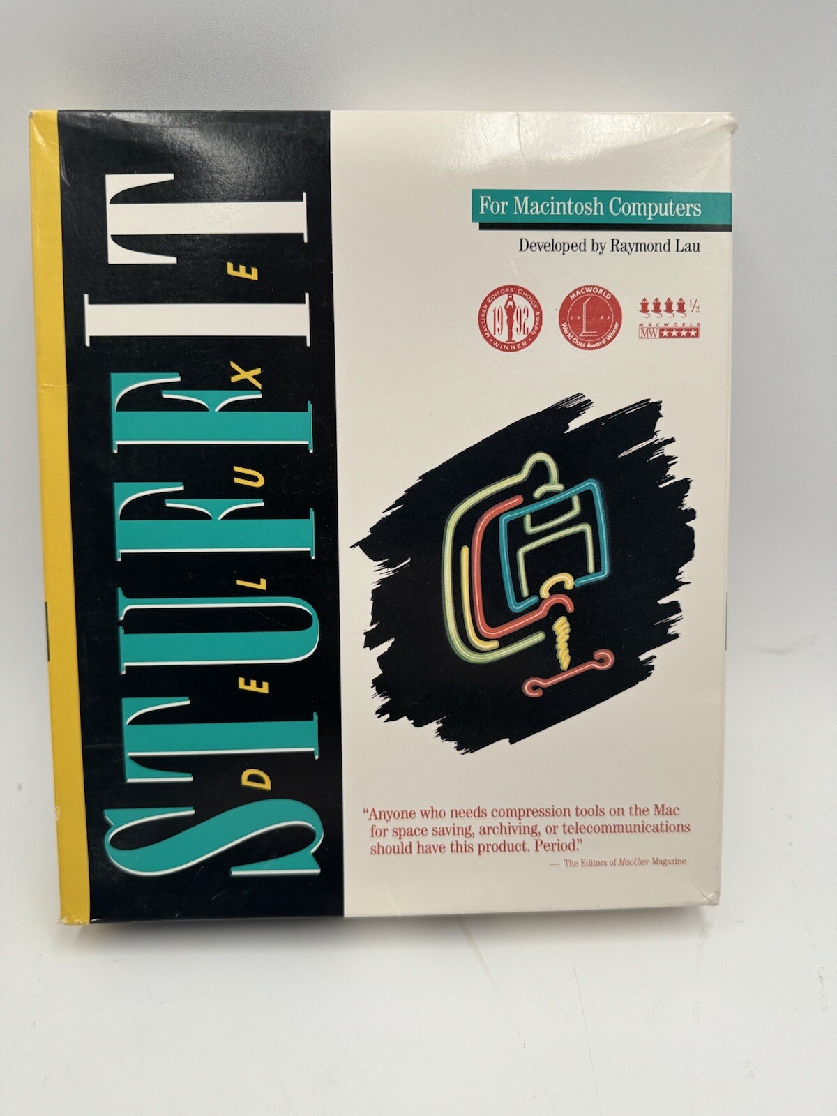 Vintage StuffIt Deluxe Aladdin Systems Compression Solution For Macintosh 1994